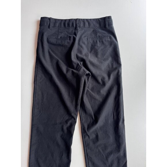 Aritzia WILFRED FREE Como Black Cotton Sateen Low Rise Chino Pants, Size 4 - Picture 4 of 13